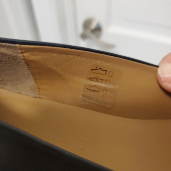 Everlane 2 Tone Black & White Pointed Leather Flat Loafers Size 8 - Picture 10 of 12